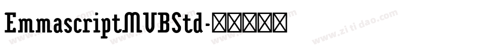 EmmascriptMVBStd字体转换