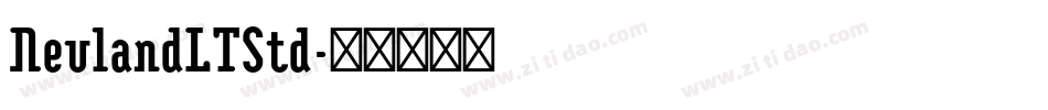 NeulandLTStd字体转换