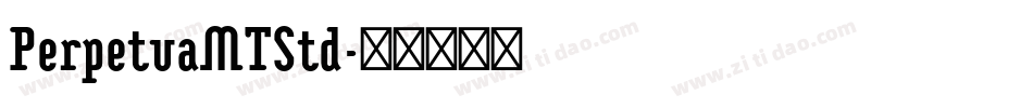 PerpetuaMTStd字体转换