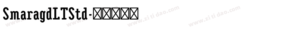 SmaragdLTStd字体转换