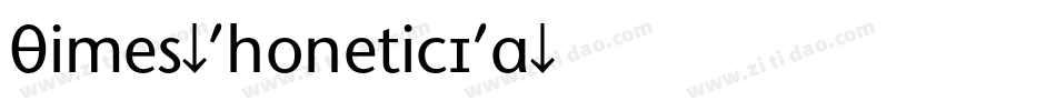 Times-PhoneticIPA字体转换