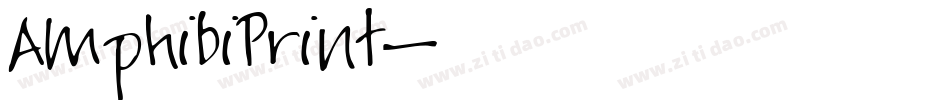AmphibiPrint字体转换