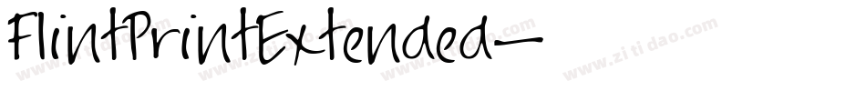 FlintPrintExtended字体转换