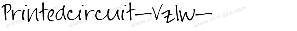Printedcircuit-Vz1w字体转换
