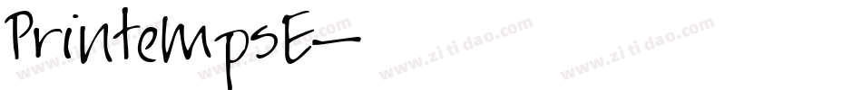 PrintempsE字体转换