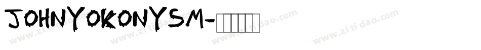 johnyokonysm字体转换
