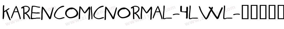 KarenComicNormal-4lWl字体转换
