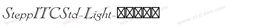 SteppITCStd-Light字体转换