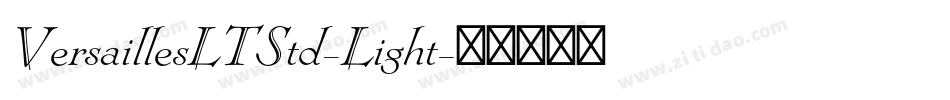 VersaillesLTStd-Light字体转换