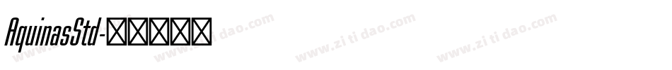 AquinasStd字体转换