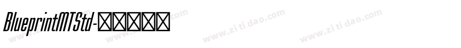 BlueprintMTStd字体转换