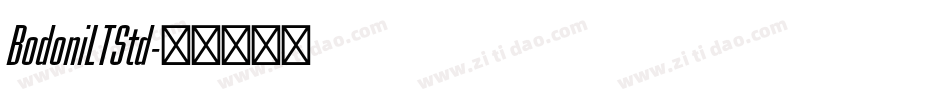 BodoniLTStd字体转换