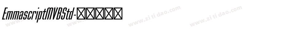 EmmascriptMVBStd字体转换