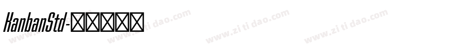 KanbanStd字体转换
