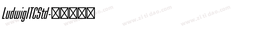 LudwigITCStd字体转换