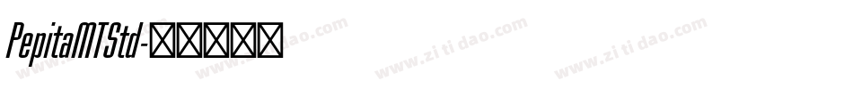 PepitaMTStd字体转换