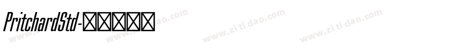 PritchardStd字体转换