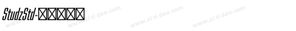 StudzStd字体转换