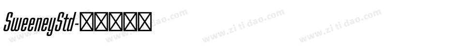 SweeneyStd字体转换