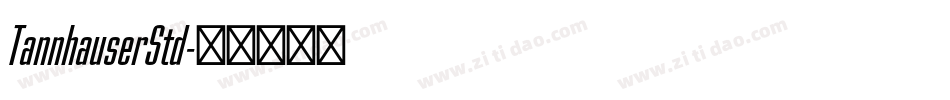 TannhauserStd字体转换