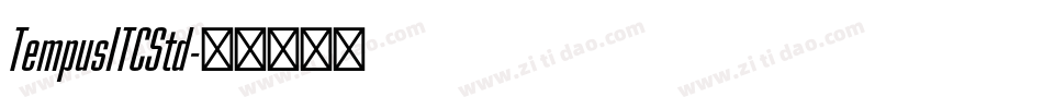 TempusITCStd字体转换
