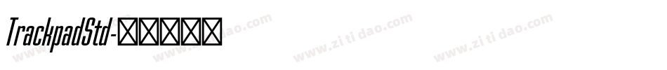 TrackpadStd字体转换