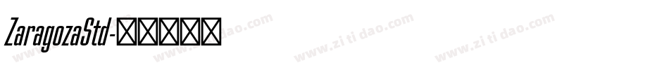 ZaragozaStd字体转换