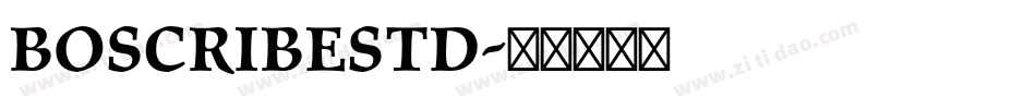 BoscribeStd字体转换