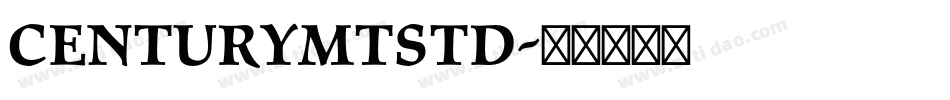 CenturyMTStd字体转换