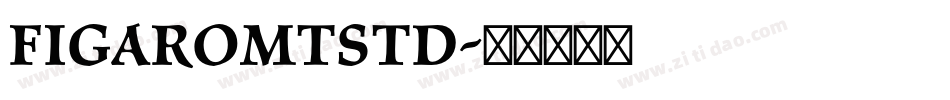 FigaroMTStd字体转换