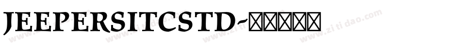 JeepersITCStd字体转换