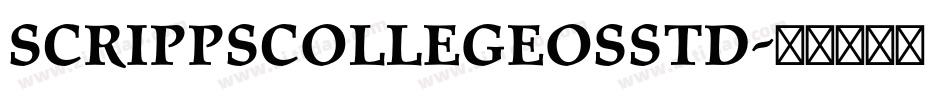 ScrippsCollegeOSStd字体转换