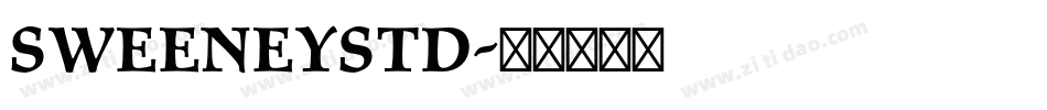 SweeneyStd字体转换