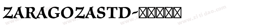 ZaragozaStd字体转换