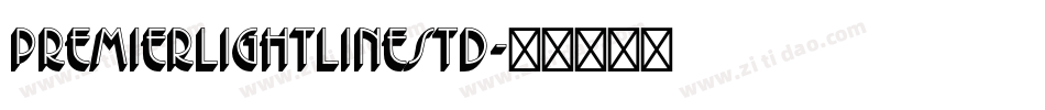 PremierLightlineStd字体转换