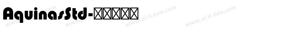 AquinasStd字体转换