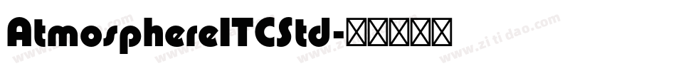 AtmosphereITCStd字体转换