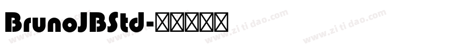 BrunoJBStd字体转换