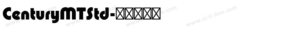 CenturyMTStd字体转换