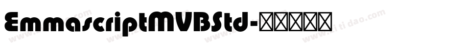 EmmascriptMVBStd字体转换