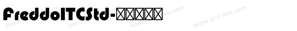 FreddoITCStd字体转换