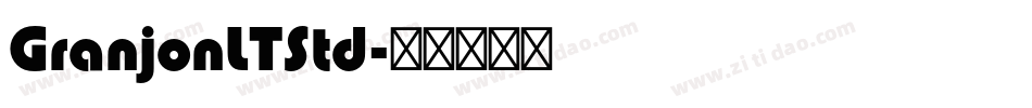 GranjonLTStd字体转换