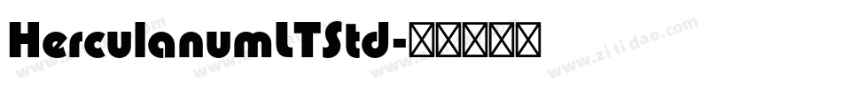 HerculanumLTStd字体转换