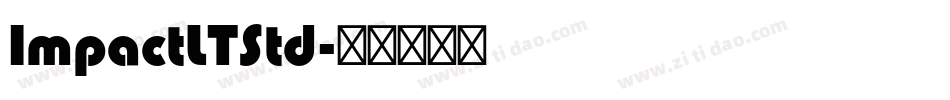 ImpactLTStd字体转换