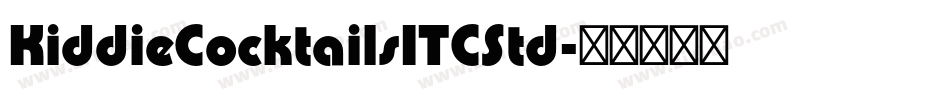 KiddieCocktailsITCStd字体转换