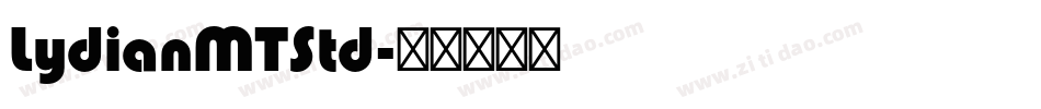 LydianMTStd字体转换
