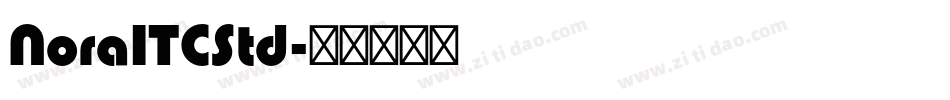 NoraITCStd字体转换