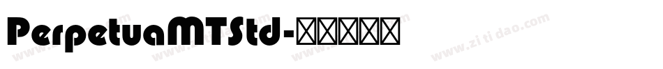 PerpetuaMTStd字体转换