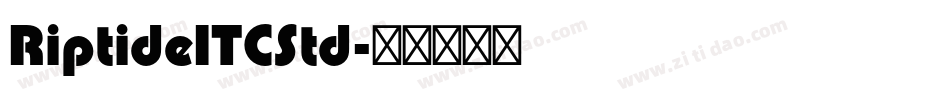 RiptideITCStd字体转换