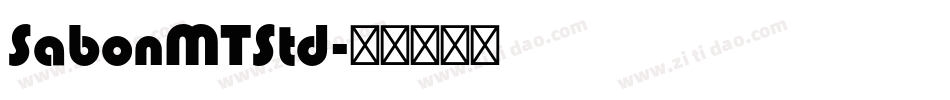 SabonMTStd字体转换